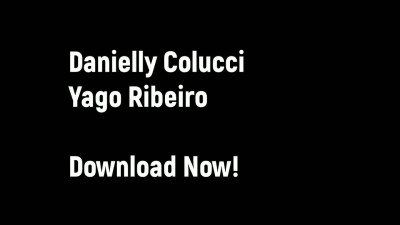 Danielly Colucci, Yago Ribeiro - natural blonde cutie in black stockings