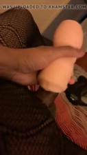 Cum Fountain in Lingerie