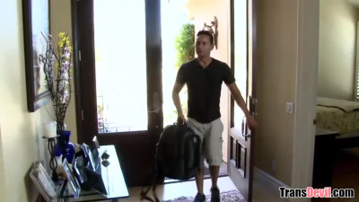 Gabriel D'Alessandro fucks her TS wife