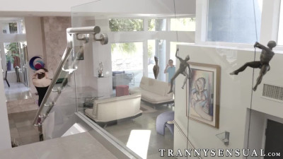 Beautiful trap Natalie Mars seduces big cocked Chad Diamond
