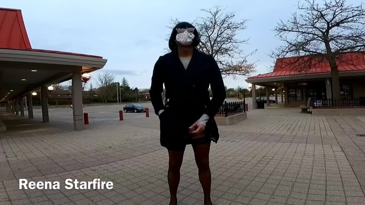 Watch Reena Starfire - Sissy Daytime Play In A Public Strip Mall Shemale Porn Videos | TranSexBig.