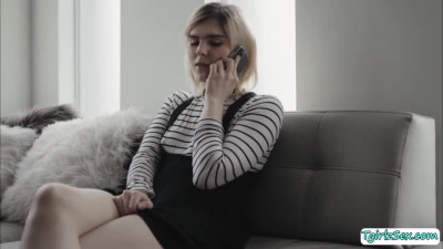 Horny stepbro throated and ass fucks his shemale stepsister