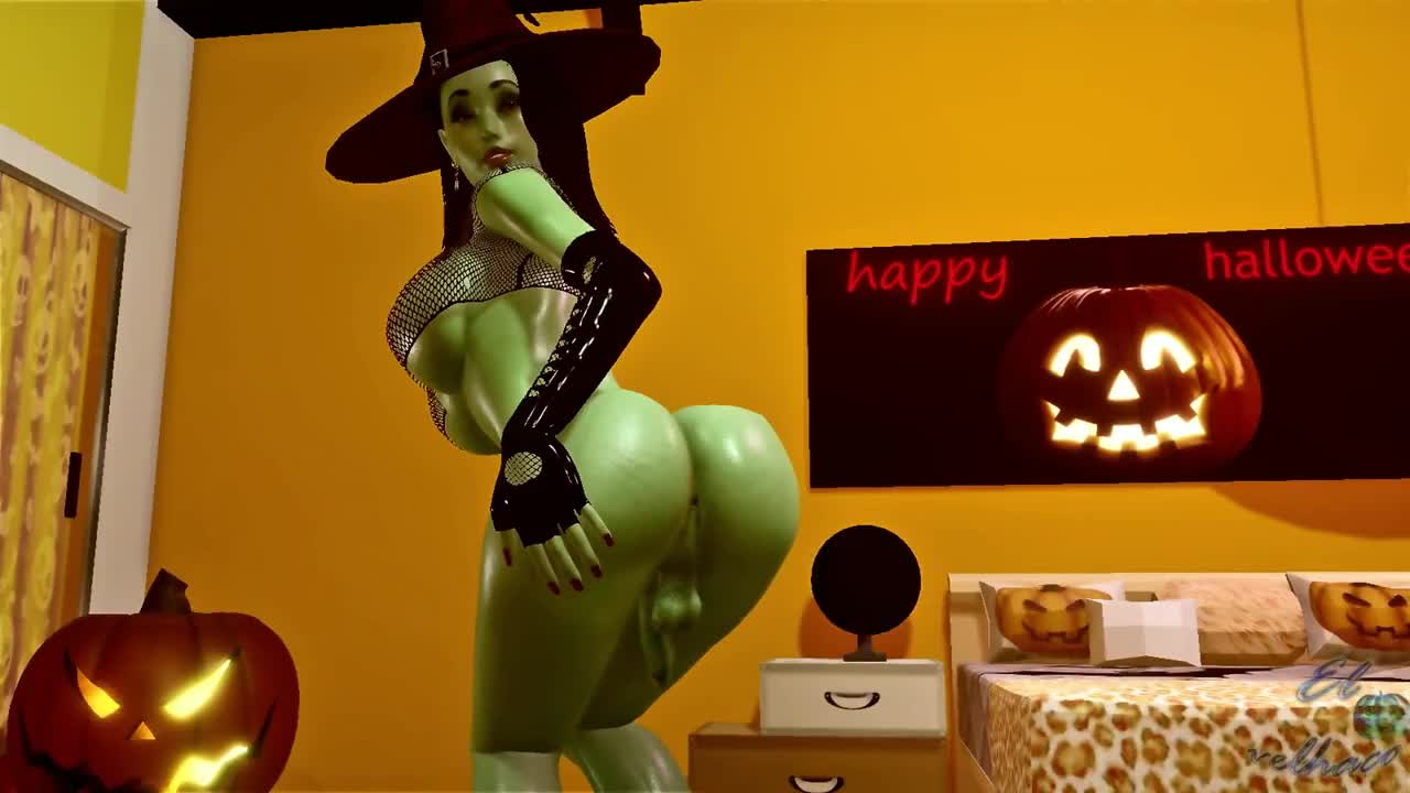 Watch private party on halloween teaser Shemale Porn Videos | TranSexBig.