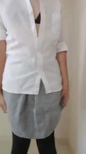 Femboy Eli dances and touches his little dick