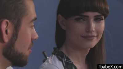 Slender tgirl Natalie Mars fucking Dantes tight ass