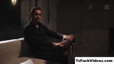 Horny Stud Gets Anal By Hot Ts