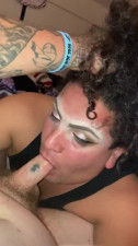 Amateur tranny head