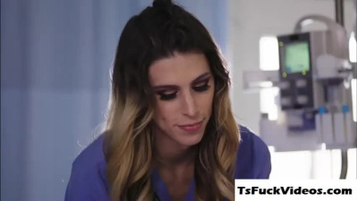 Gorgeous Ts Nurse Casey Have Anal Sex With Lance