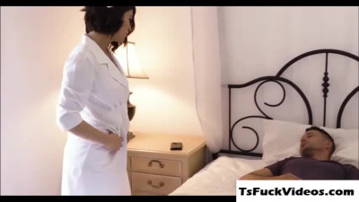 Gab Have Sex With Hottie Tgirl Nurse Domino