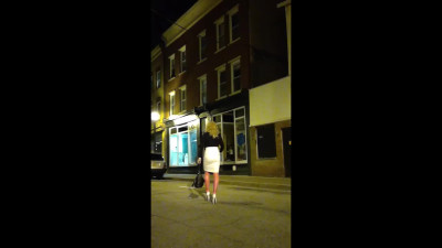 crossdresser walk in town