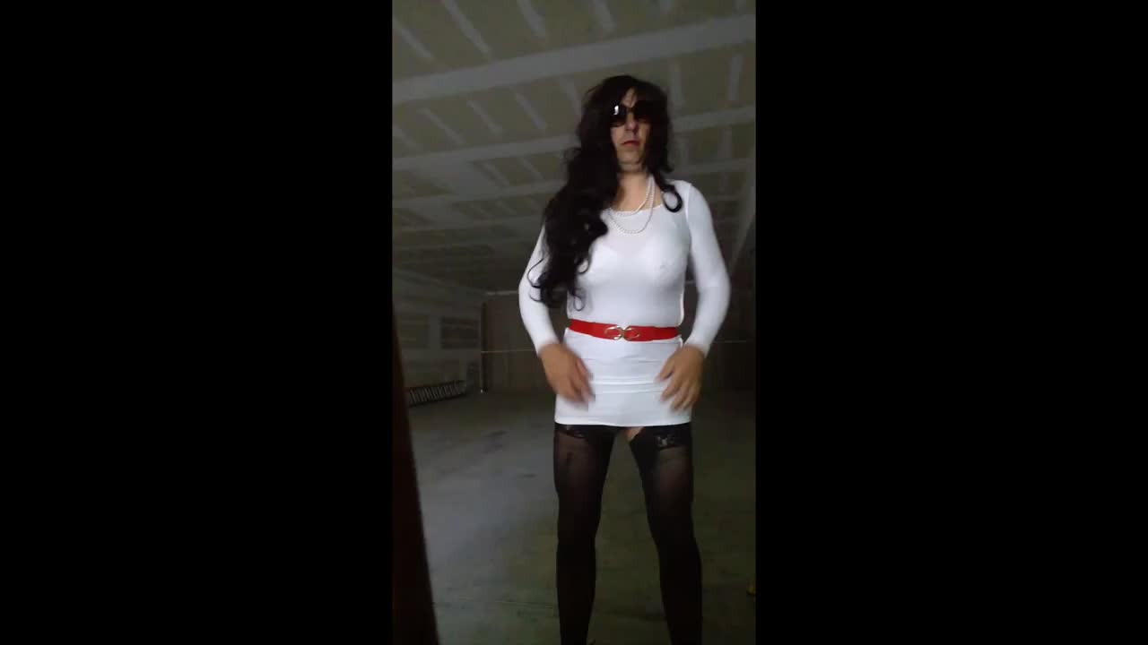 Watch Hot White Dress in Heels BJ Shemale Porn Videos | TranSexBig.