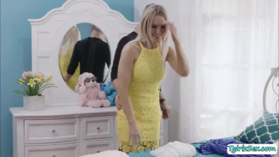 Horny stepbro licks and analed his hot shemale stepsister