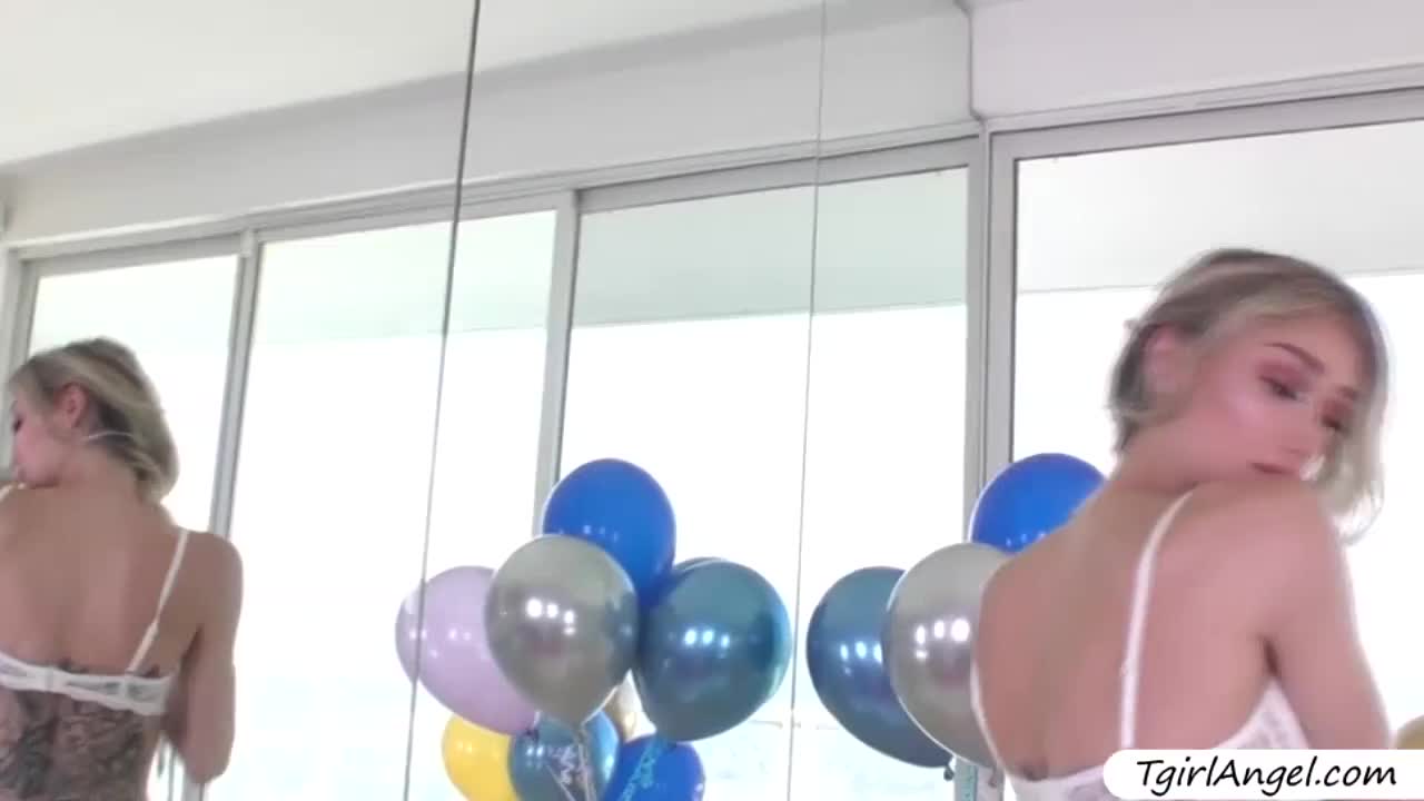 Watch Gorgeous tattooed Tgirl Luna Love gets analed hardcore from behind Shemale Porn Videos | TranSexBig.