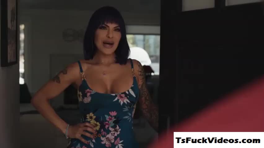 Watch Busty Ts Foxxy Throats And Barebacks Plumbers Shemale Porn Videos | TranSexBig.