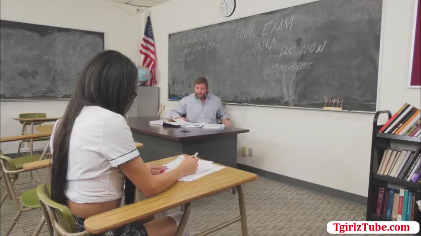 Watch Horny Proffersor finally fucks her Student TBabe Milli Quinzel Shemale Porn Videos | TranSexBig.