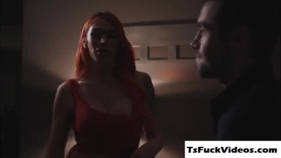 Busty Shemale Aspen Brooks Analed The Friend