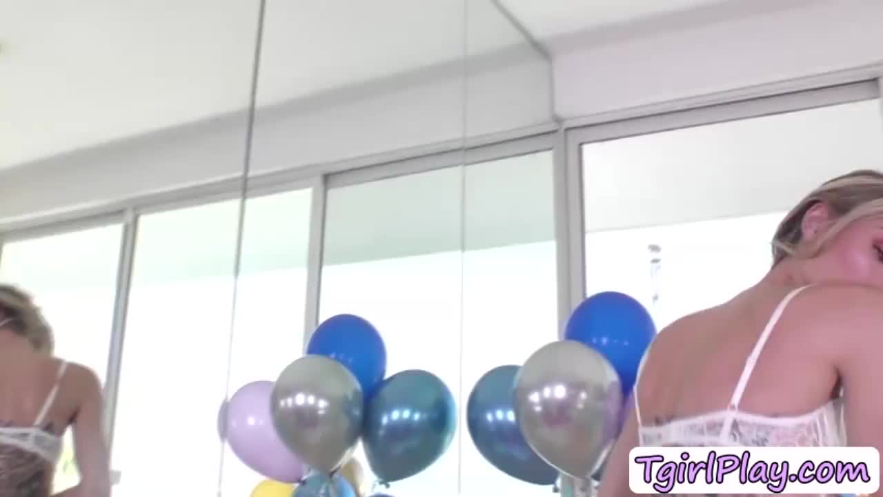 Watch Tbabe Luna love masturbates shecock through intense anal sex Shemale Porn Videos | TranSexBig.