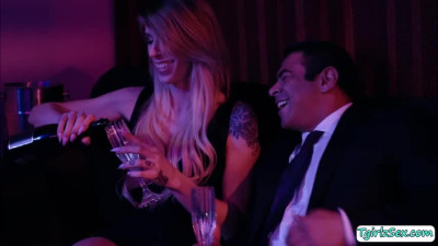 Shemale escort gets her ass licked and fucked by her rich client