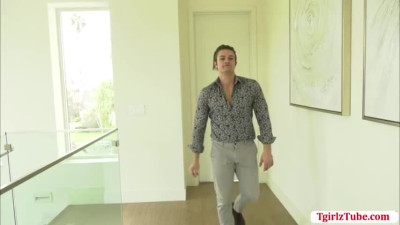 Horny Guy finally gets a chance to fuck TBabe Aubrey Kates ass