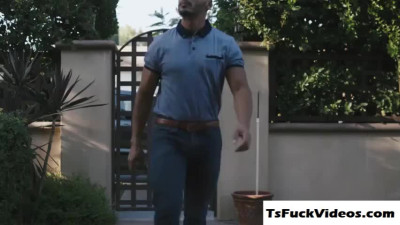 Beautiful Shemale Escort Ass Fucked By Black