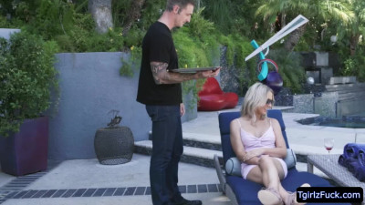 Tbabe Kendall Penny takes stranger dick in her ts asshole