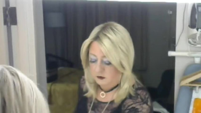 Cassandra crossdresser smoking a VS
