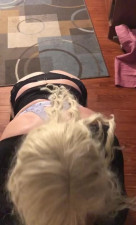 Amateur Sissy blowjob practice