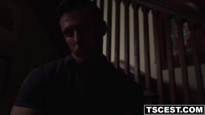 Stepdad Reese Rideout licks and slurps Asher Richards b