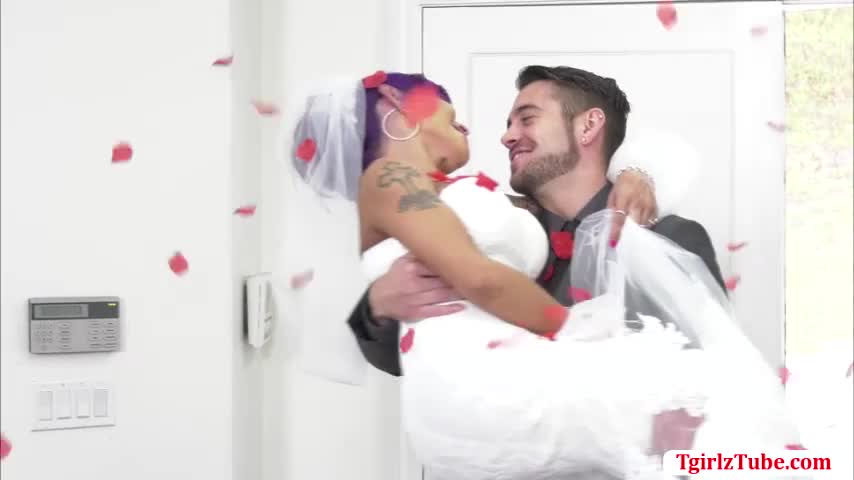 Watch Newly Wed TBabe Foxxy celebrates honeymoon with a hardcore anal sex Shemale Porn Videos | TranSexBig.