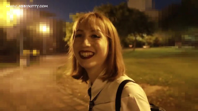 AB028 Femboy take off panties mastrabation in public and cum 娇小性感韩系TS艾爷公园脱裤子露出自慰高潮射精