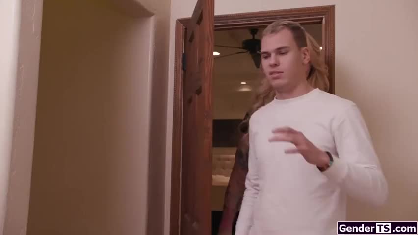 Watch Busty shemale couple invite neighbor to join them in shower Shemale Porn Videos | TranSexBig.