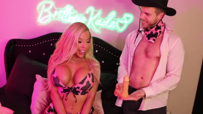 Barbie & Ken Flip Fuck - Brittney Kade Gets Tight Hole Fucked Hard - Steve Rickz