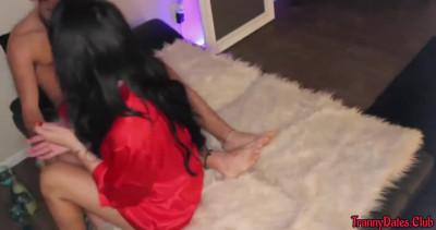 Amateur Sex With Stunningly Hot Shemale, Part 1