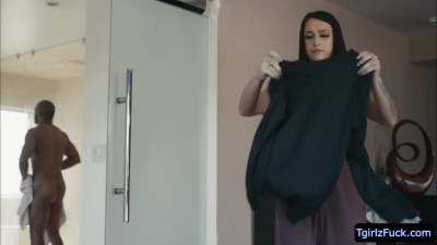 Trans babe Khloe having sex with her Boyfriends Bestfriend Lance Hart
