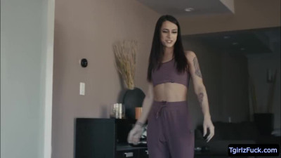 Trans Babe Khloe Kay fucked her Boyfriends Bestfriend Lance Hart