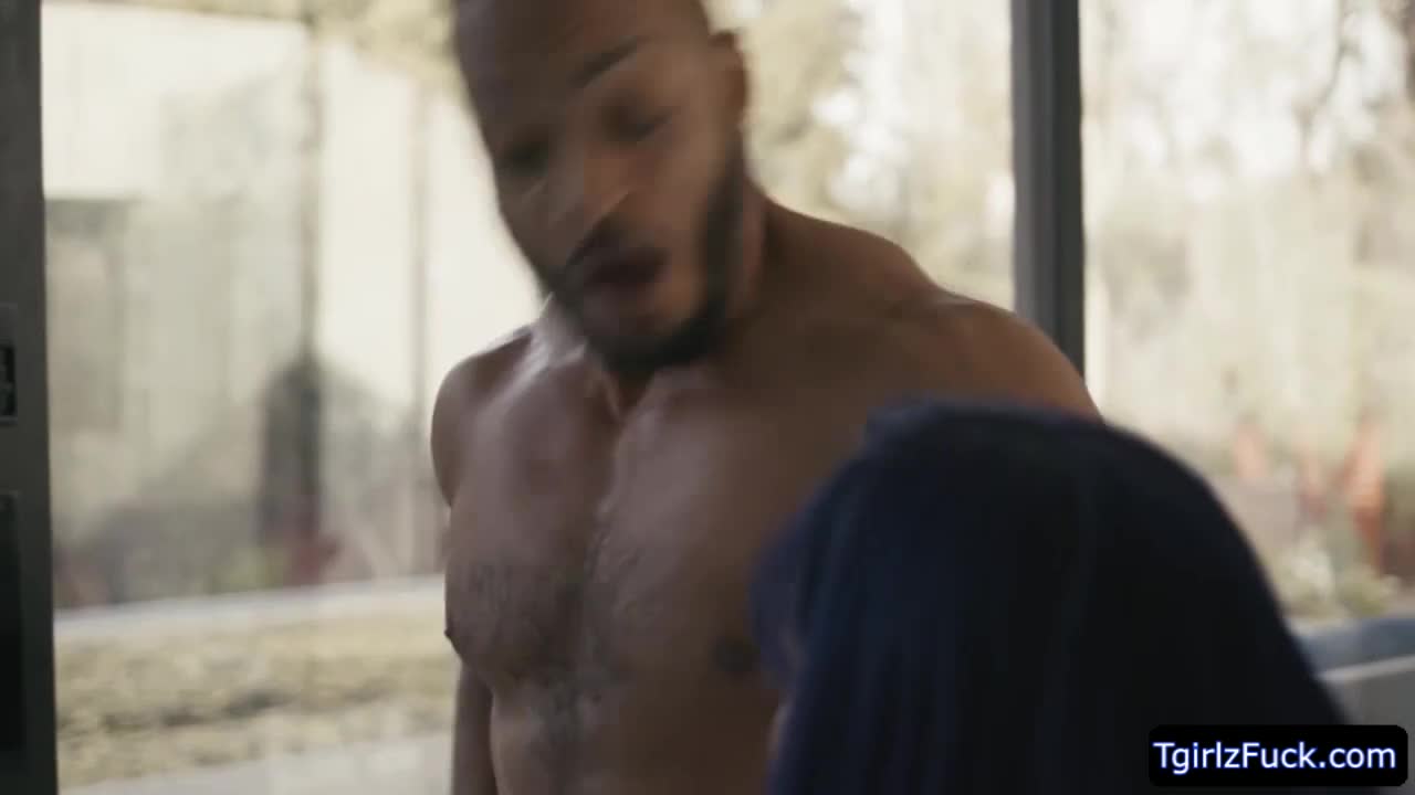 Watch Busty tattooed Ts Foxxy sneaks and fucks black stud Dillon Diaz bbc Shemale Porn Videos | TranSexBig.