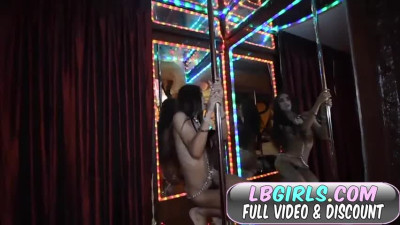 Stripper Pole Hardcore Ladyboy Nadia