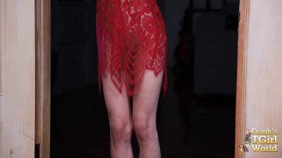 FRANKS-TGIRLWORLD: BARBIE, FLAMING IN RED!