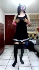 Cum in black