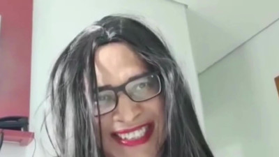 Amanda Girlcock dancing and masturbating hard