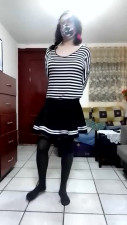 Cum in black and white