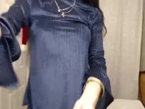 thin hot tranny showing off her huge penis