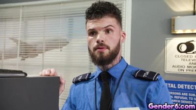 Transgender Crystal Thayer got fucked hard at the airport