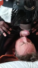 Rubbing on face