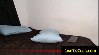 randy hot tranny twosome pretty bj on live webcam
