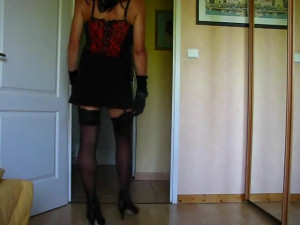 guêpière rouge