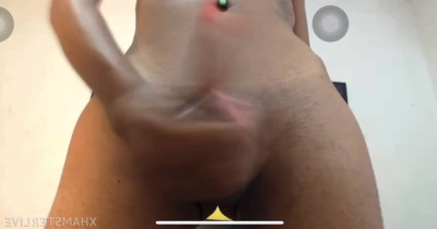 Caballota latina trans big cumshot Slow motion
