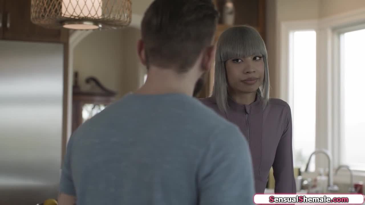 Watch Guy barebacks his bffs trans gf Itzel Saenz and gets rimmed Shemale Porn Videos | TranSexBig.