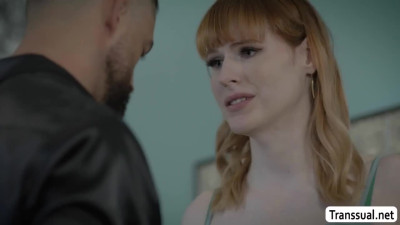 Busty Tgirl Lianna gets analed by bf