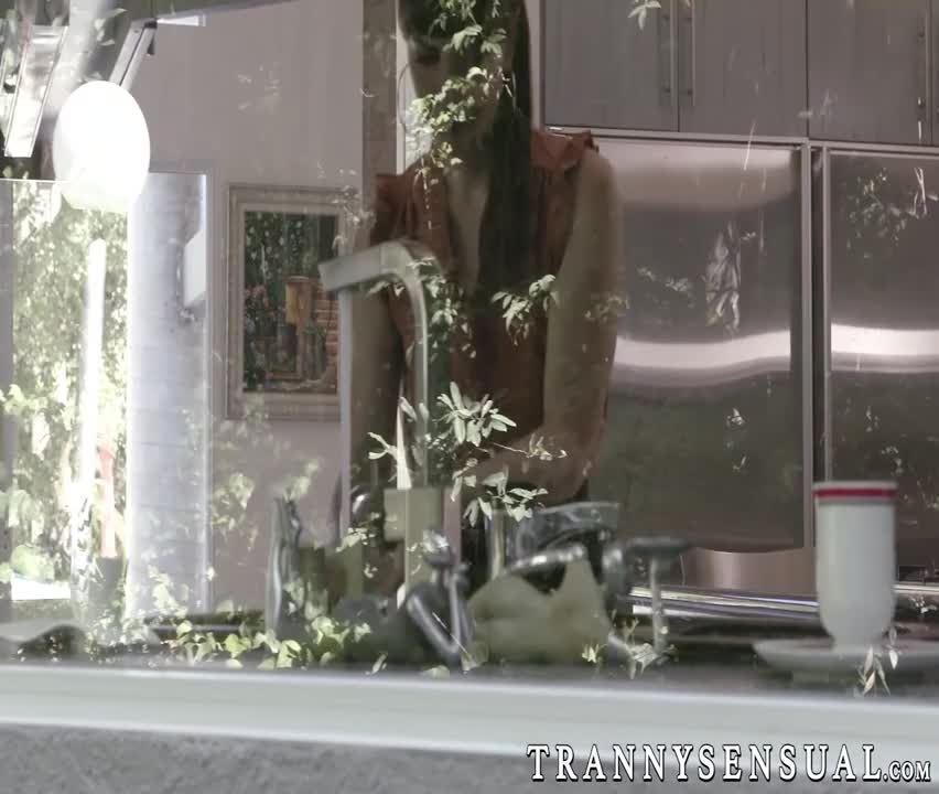 Watch Cute ts redhead Shiri Trap banged and squirted with jizz Shemale Porn Videos | TranSexBig.